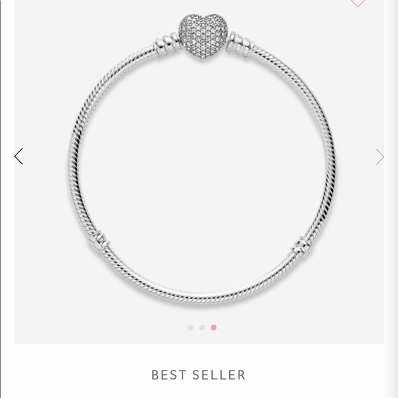 Pandora Jewelry - Pandora Moments Sparkling Heart Bracelet